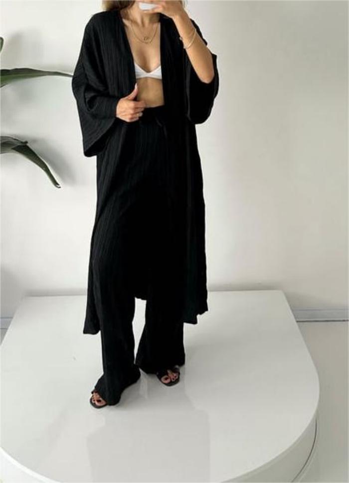Image of Nadia | Women's Wide Leg Pant Set