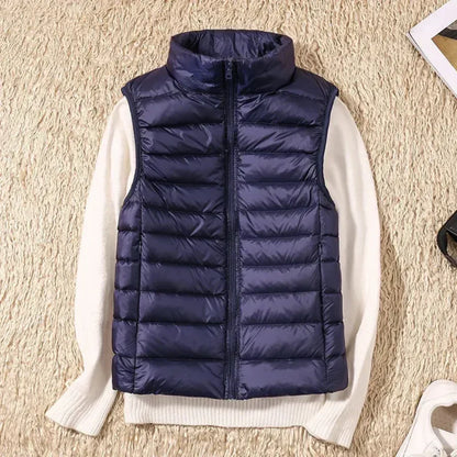 Women's Windproof Body Warmer Zip Up