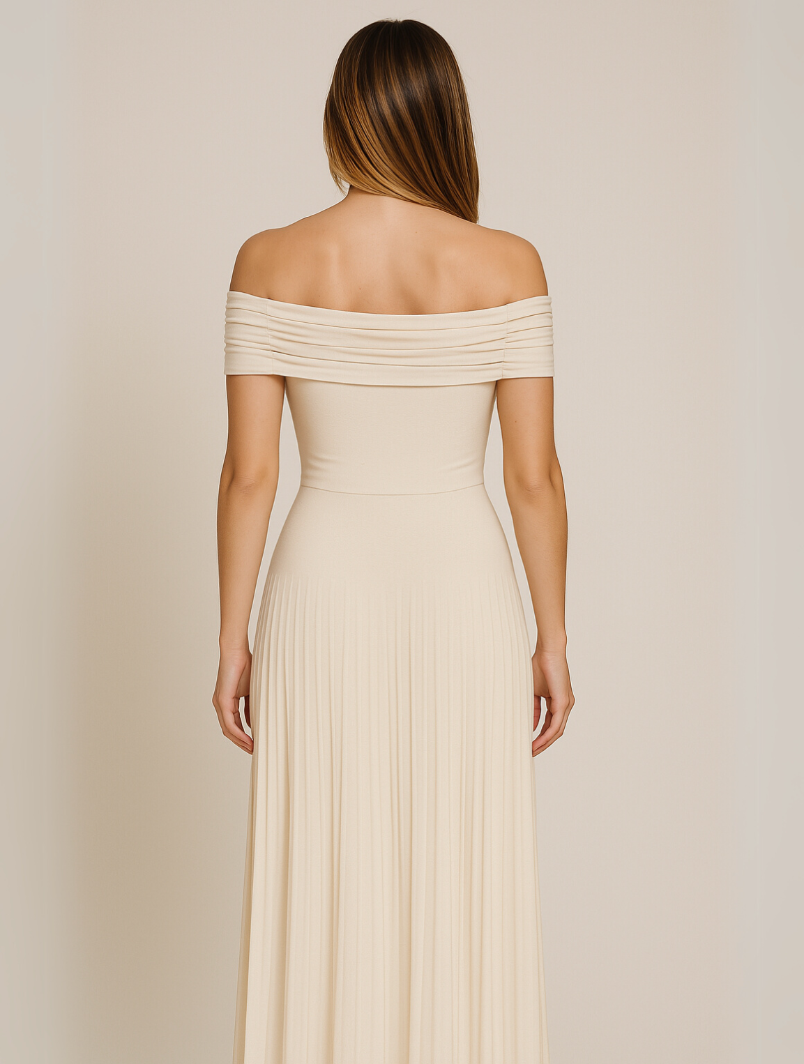 Image of Nia | Women's Off-the-Shoulder Maxi Dress