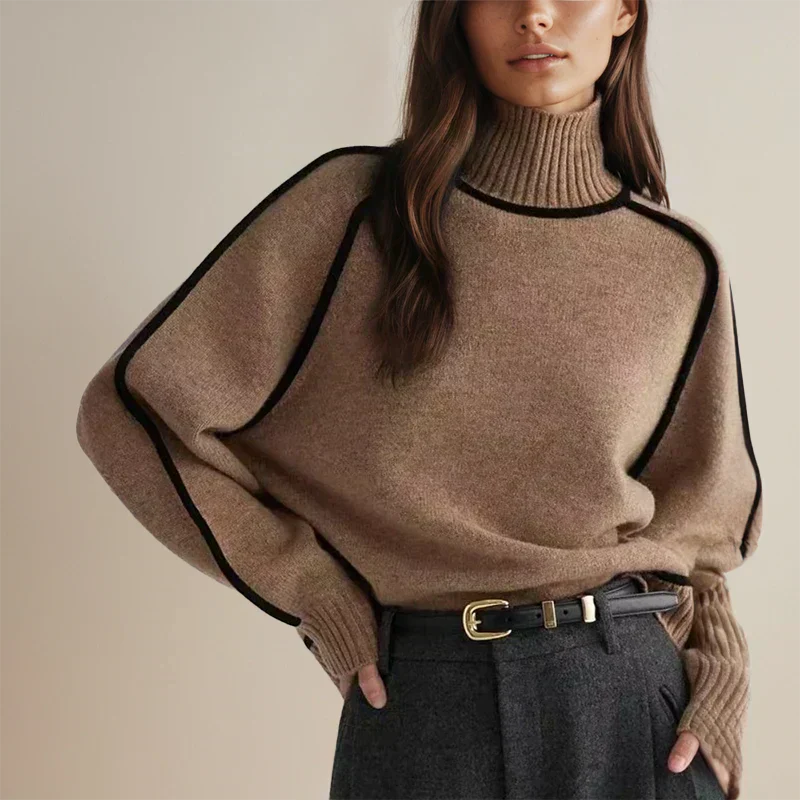 Women's Folded High Neck Sweater