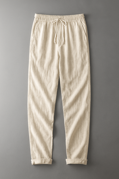 Men's Cuffed Drawstring Pants - Fashinoza