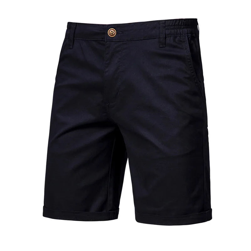 Nico Men's Elastic Waist Shorts Mid-Length - Fashinoza
