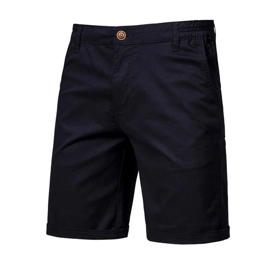 Nico Men's Elastic Waist Shorts Mid-Length - Fashinoza