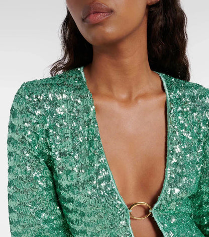 Image of Nicole | Women's V-Neck Mini Dress