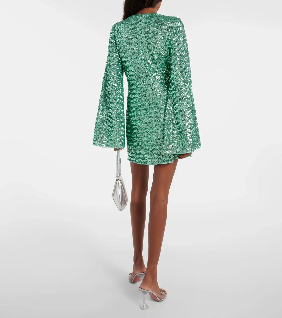 Image of Nicole | Women's V-Neck Mini Dress