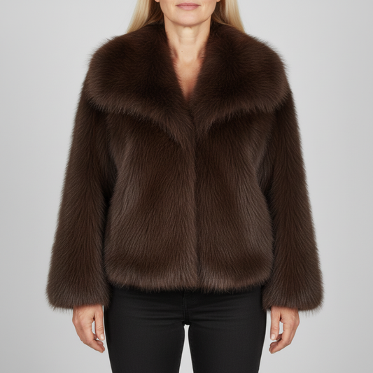 Women's Collared Jacket - Fashinoza