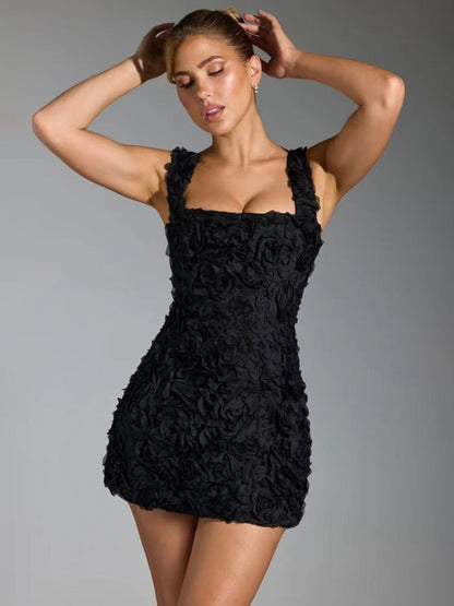 Women's Sleeveless Bodycon Mini Dress - Fashinoza