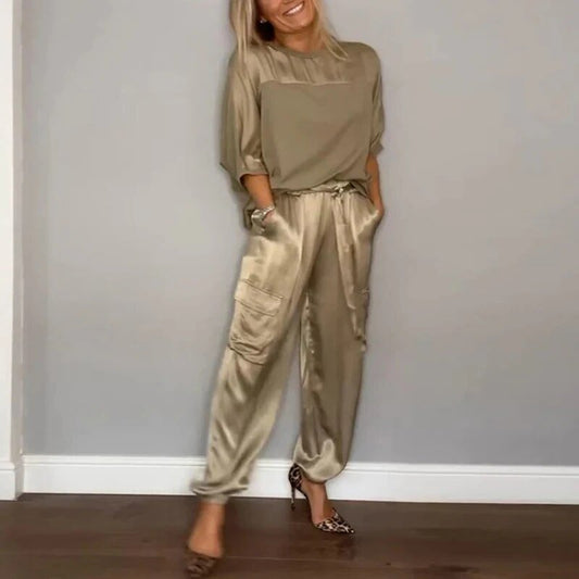 Women's Relaxed Fit Clothing Set - Fashinoza
