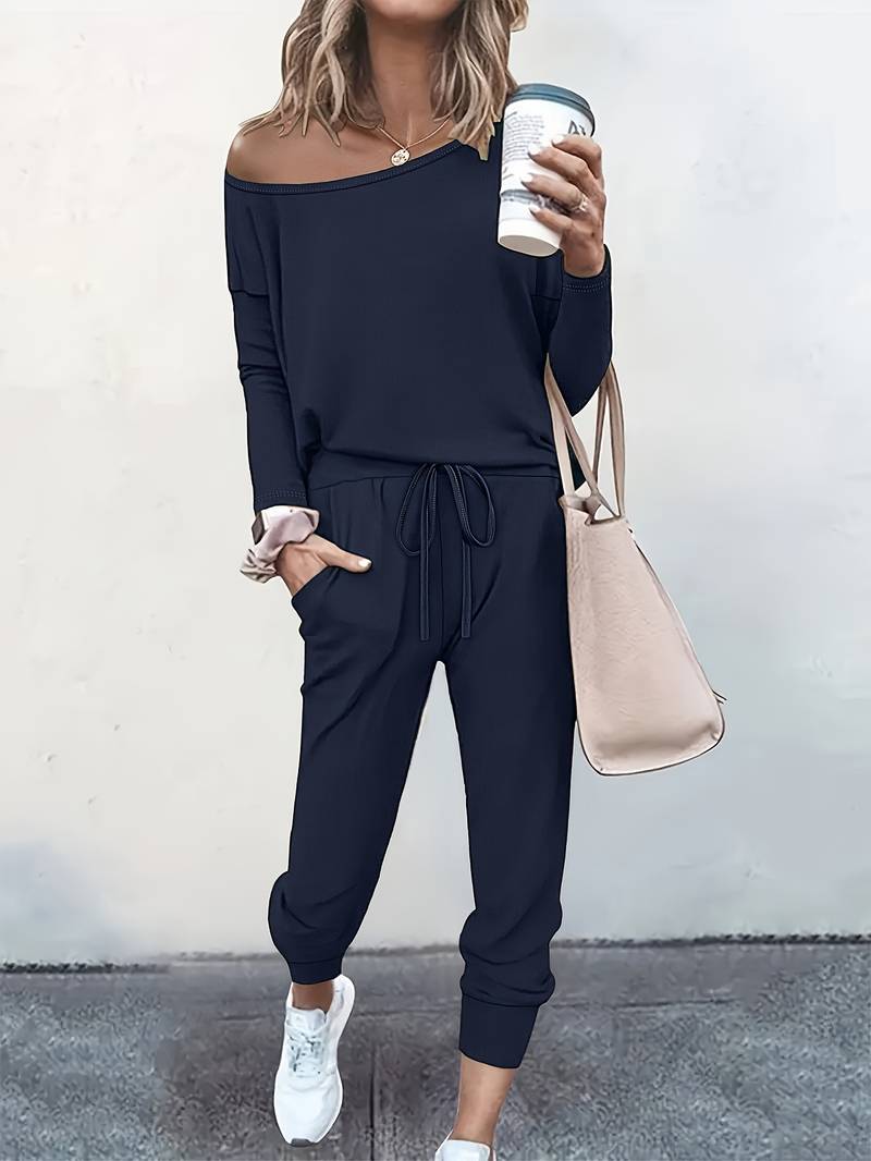 Women's Long Sleeve Tapered Two Piece Set