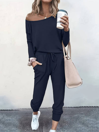 Women's Long Sleeve Tapered Two Piece Set