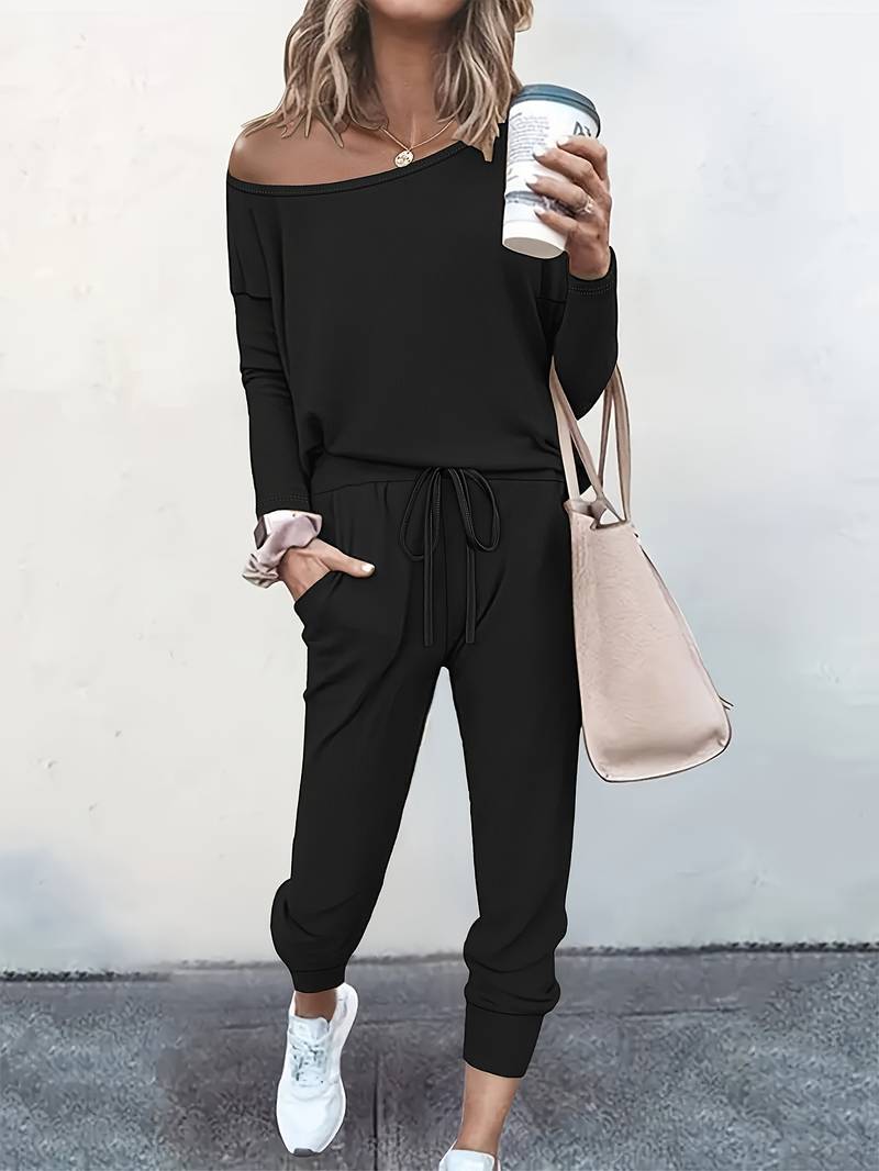 Women's Long Sleeve Tapered Two Piece Set