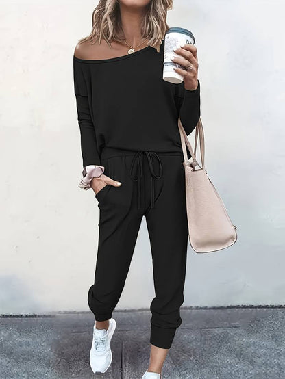 Women's Long Sleeve Tapered Two Piece Set