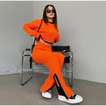 Women's Knitted Two Piece Set Comfortable
