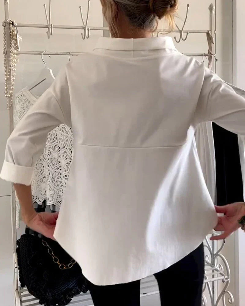 Women's Bateau Neck 3/4 Sleeve Casual