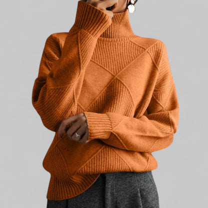 Audrey | Women’s Winter Turtleneck Long Sleeve Sweater