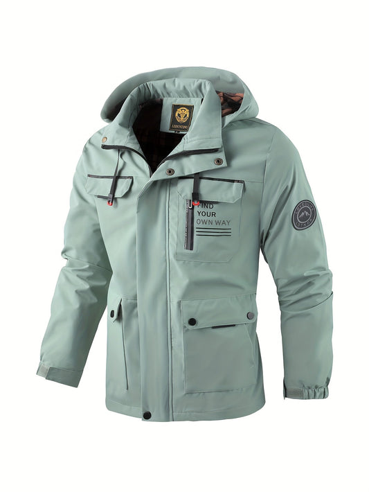 Men's Hooded Casual Jacket - Fashinoza