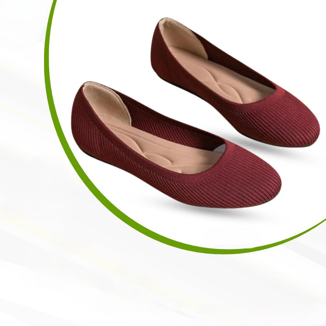 Amber | Women’s Spring Round Toe Ballet Flats