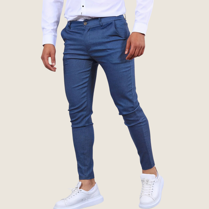 Men's Slim Fit Ankle Pants - Fashinoza