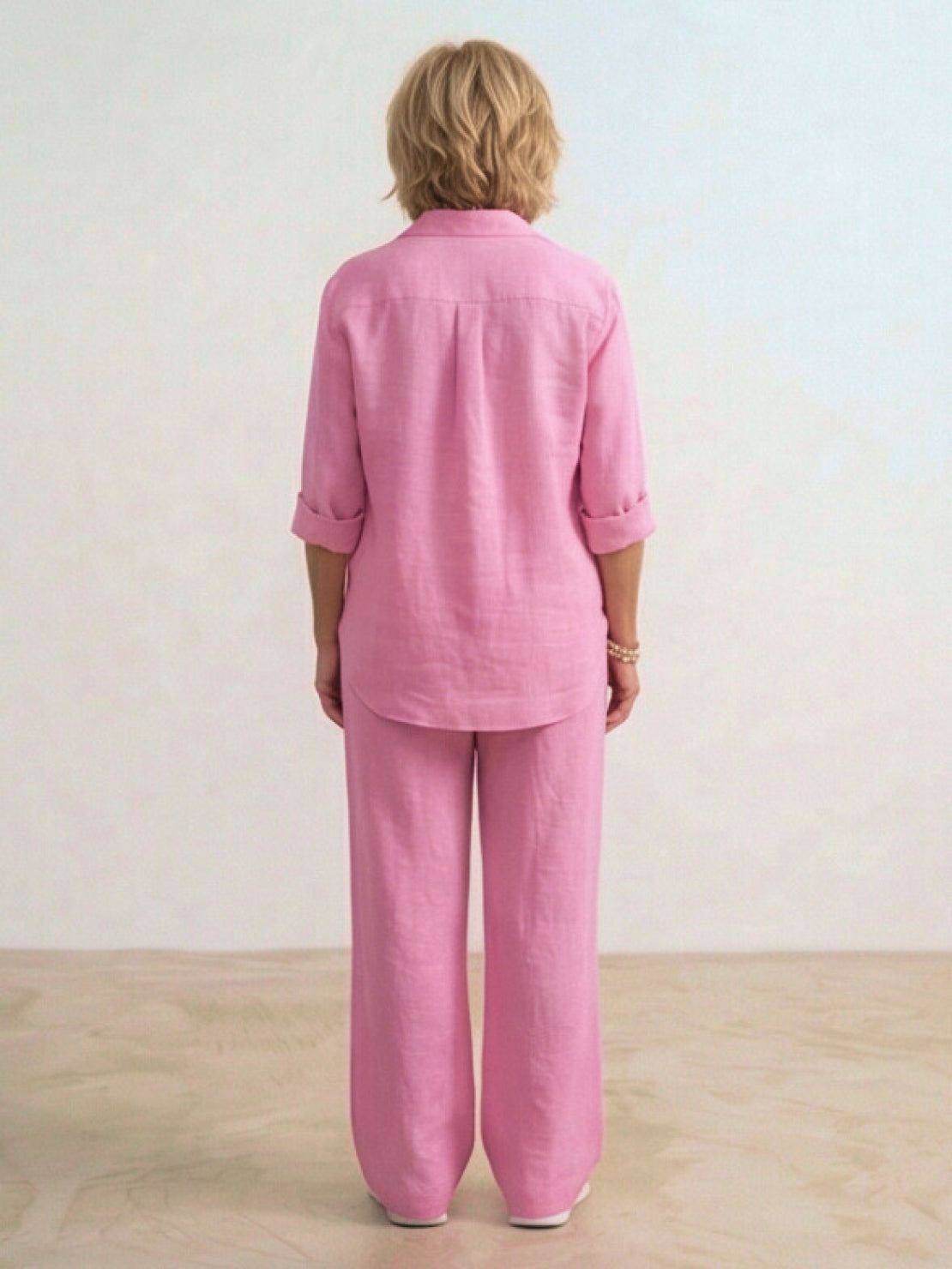 Vivian Women's Casual Shirt And Pants Set