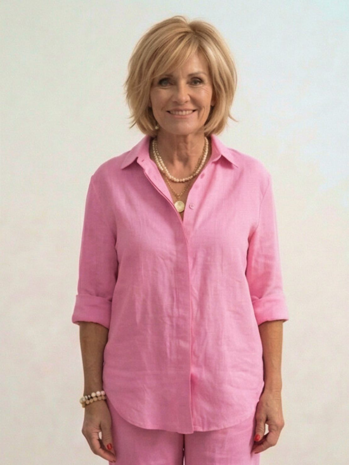 Vivian Women's Casual Shirt And Pants Set