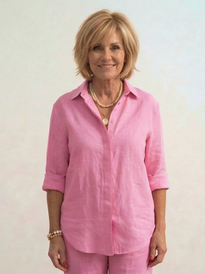 Vivian Women's Casual Shirt And Pants Set