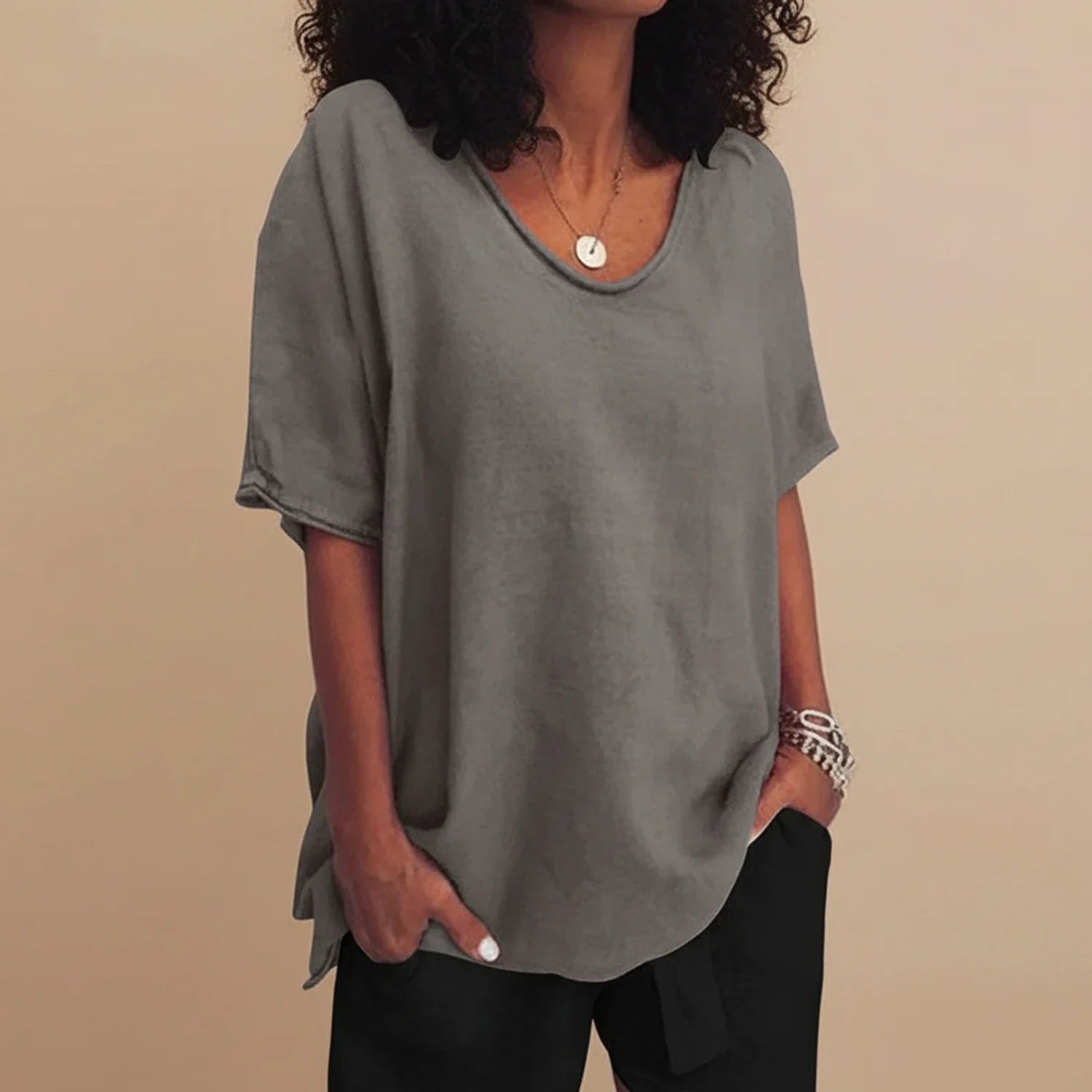 Women's Oversized Blouse - Fashinoza