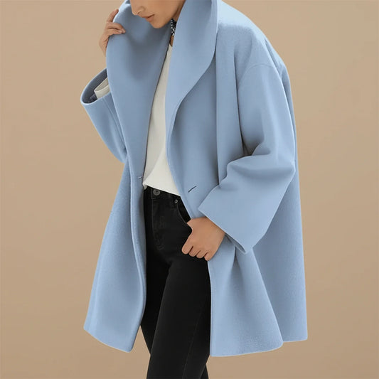 Women's Oversized Wrap Jacket - Fashinoza