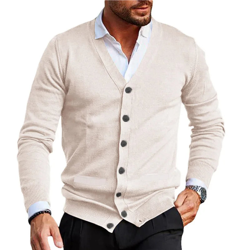 Men's Knit Two Button Blazer - Fashinoza