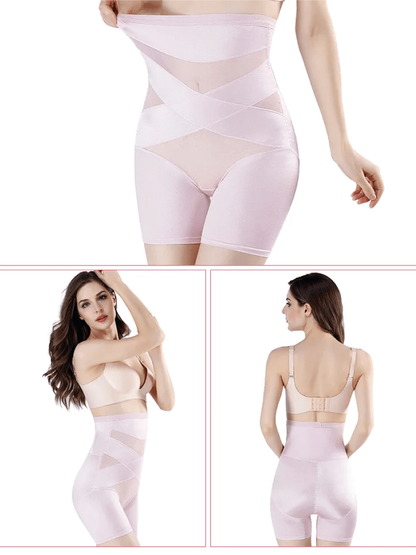 Women's High Waist Shapewear Mesh Compression