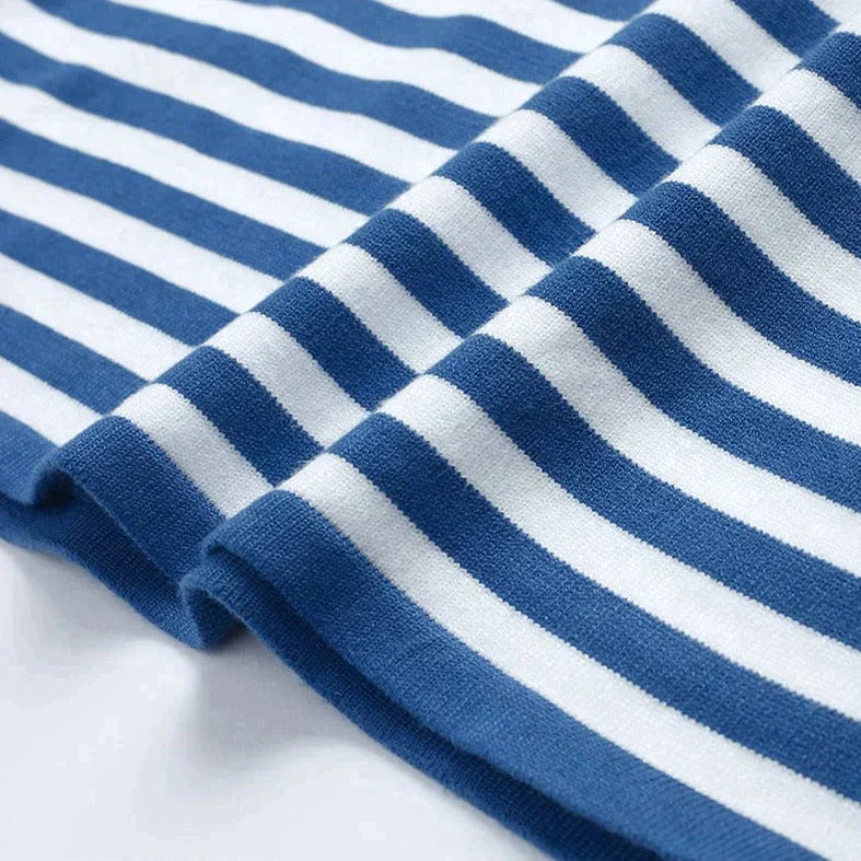 Image of Pam | Women's Striped Long Sleeve T-Shirt