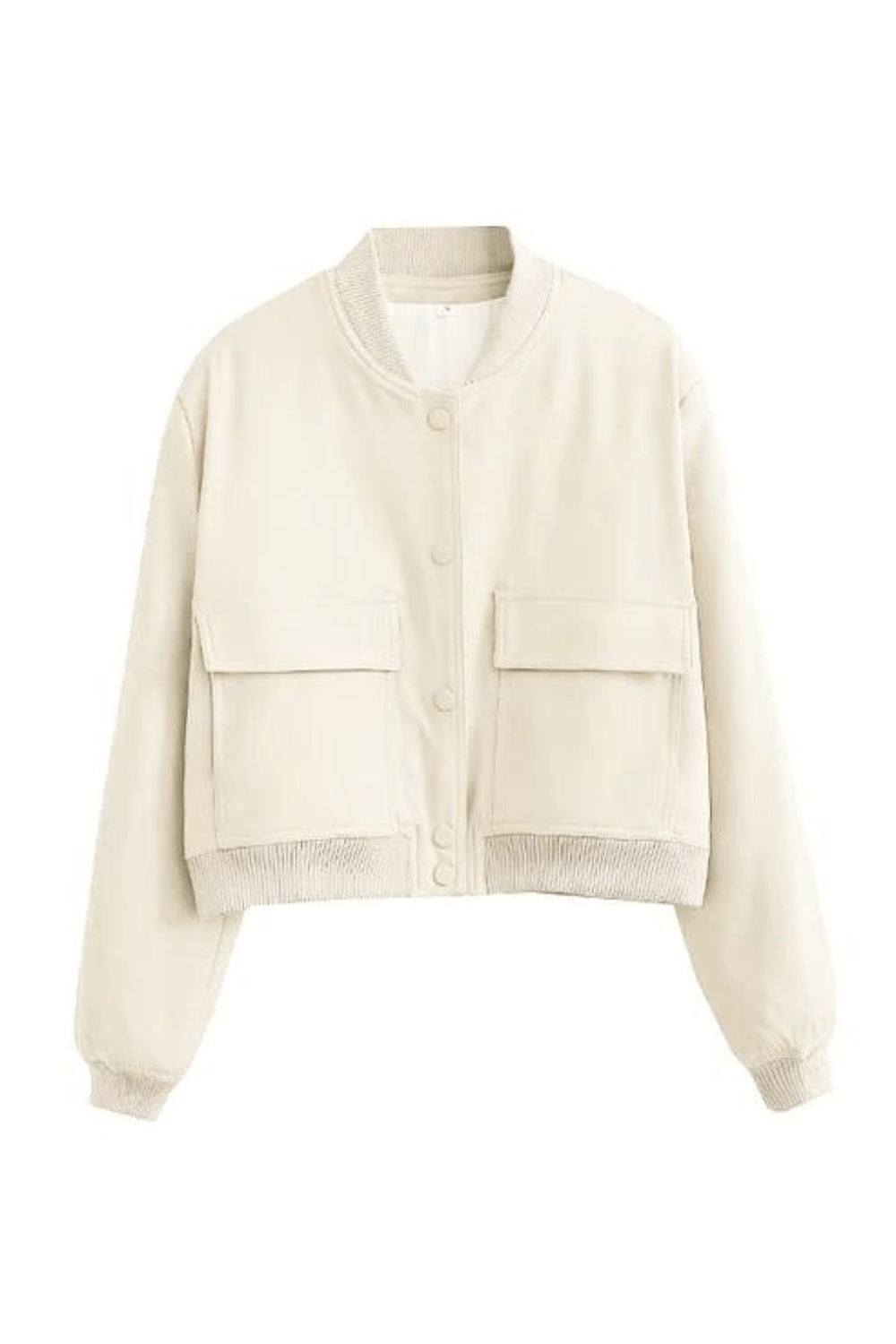 Women's Casual Cropped Jacket - Vonnera