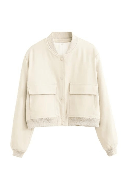 Women's Casual Cropped Jacket - Vonnera