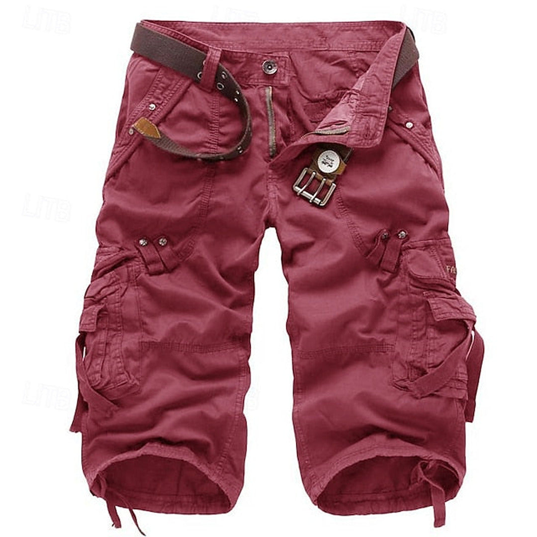 Men's Relaxed Fit Cargo Shorts - Fashinoza