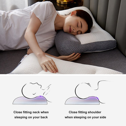 Ergonomic Sleep Pillow Contoured Support