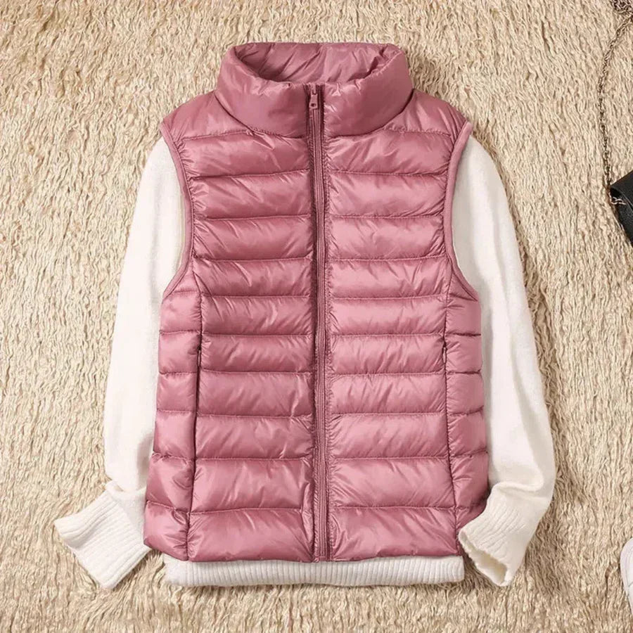 Women's Windproof Body Warmer Zip Up