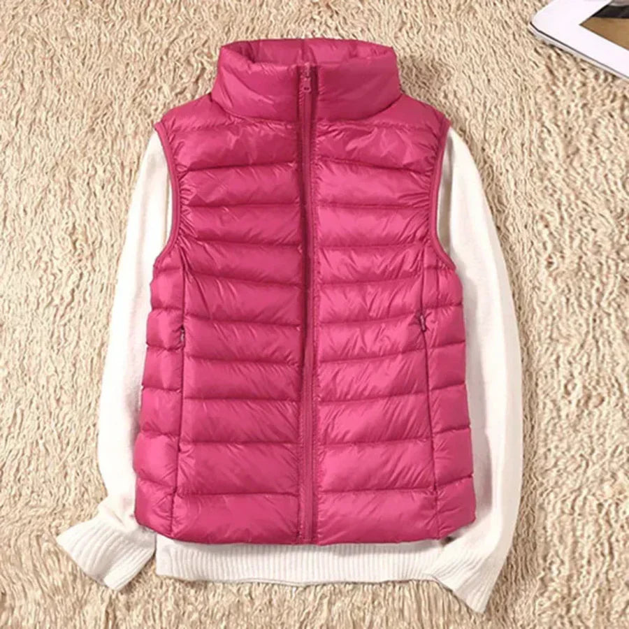 Women's Windproof Body Warmer Zip Up
