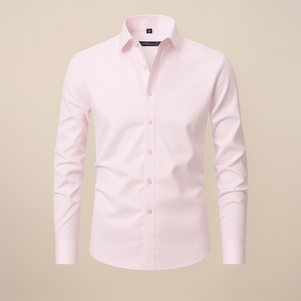 Charles | Men’s Spring Slim Fit White Shirt