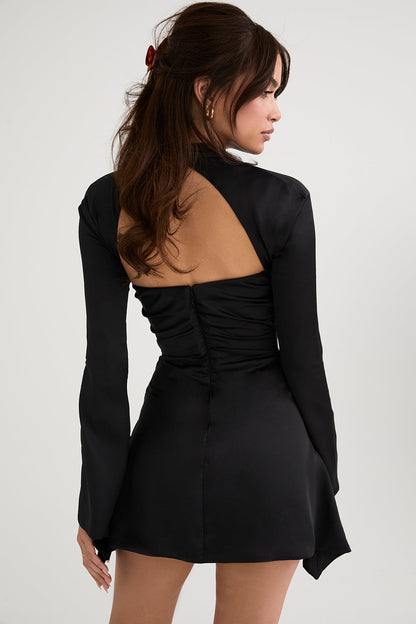 Image of Piper | Women's Long Sleeve Cutout Mini Dress