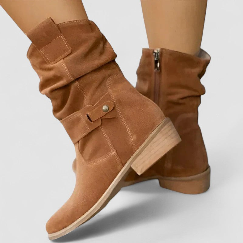 Women's Mid Calf Boots Ankle Silhouette