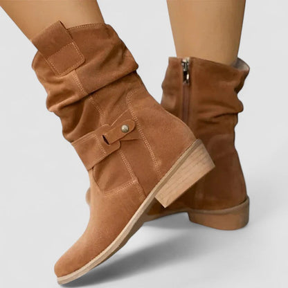 Women's Mid Calf Boots Ankle Silhouette
