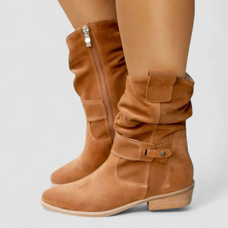 Women's Mid Calf Boots Ankle Silhouette