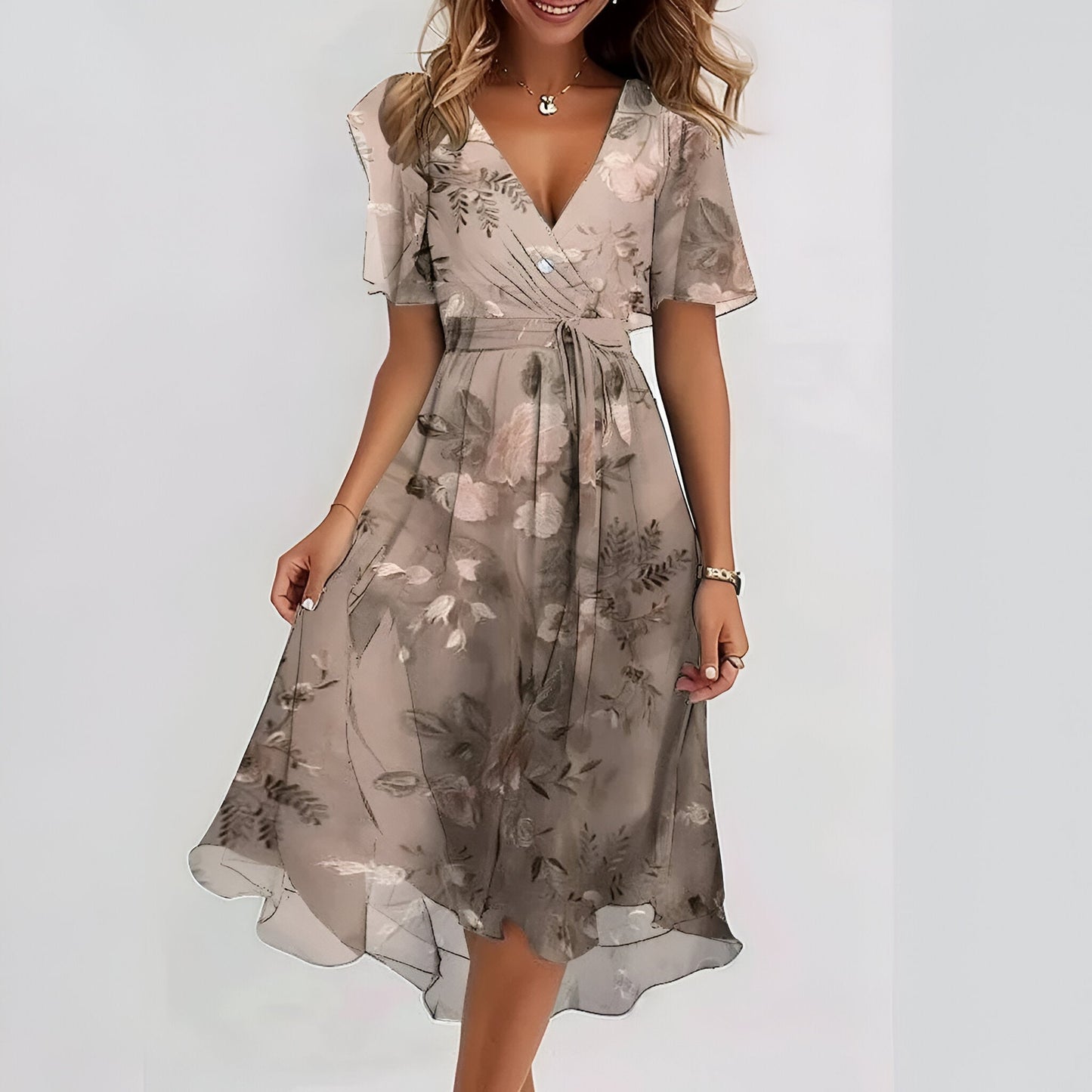 Elowira | Women’s Elegant Floral Summer Dress