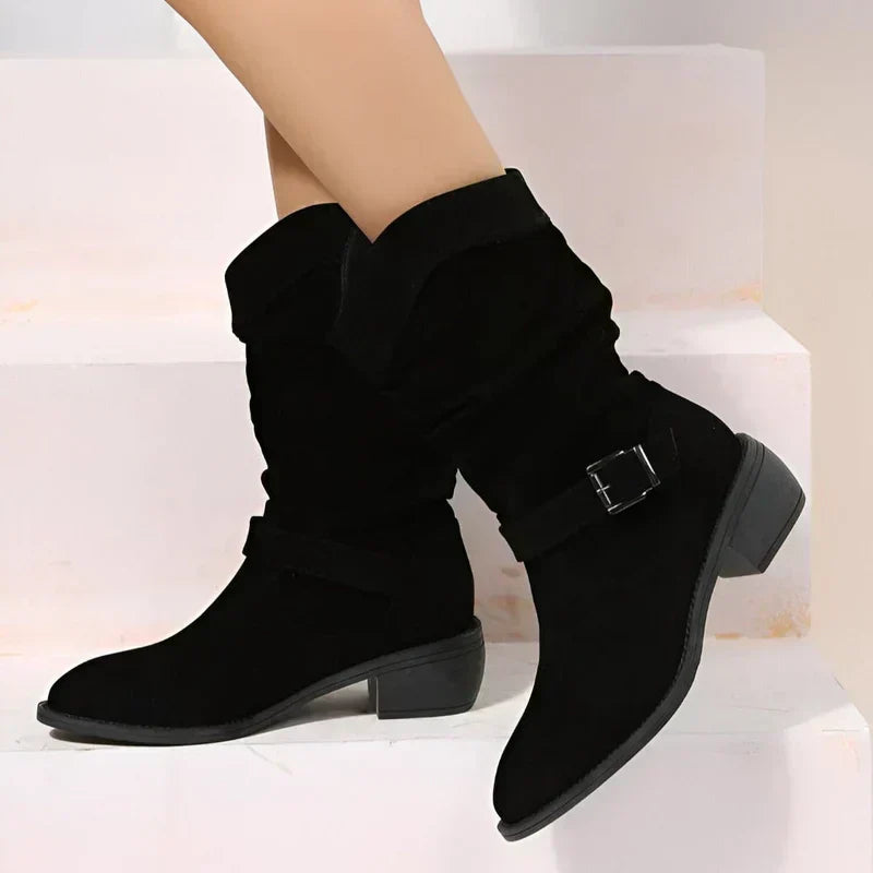 Women's Slouchy Ankle Boots Soft Soles