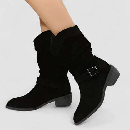 Women's Mid Calf Boots Ankle Silhouette