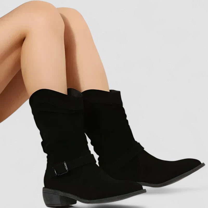 Women's Mid Calf Boots Ankle Silhouette