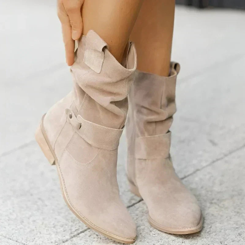 Women's Slouchy Ankle Boots Soft Soles