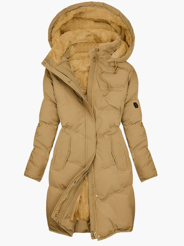 Fiona | Women's Warm Hooded Puffer Winter Coat