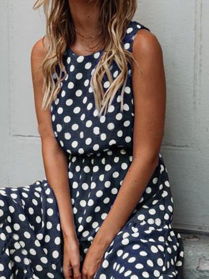 Ruby Polka Dot Dress