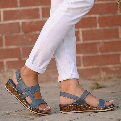 Maria - Strappy Wedge Sandals