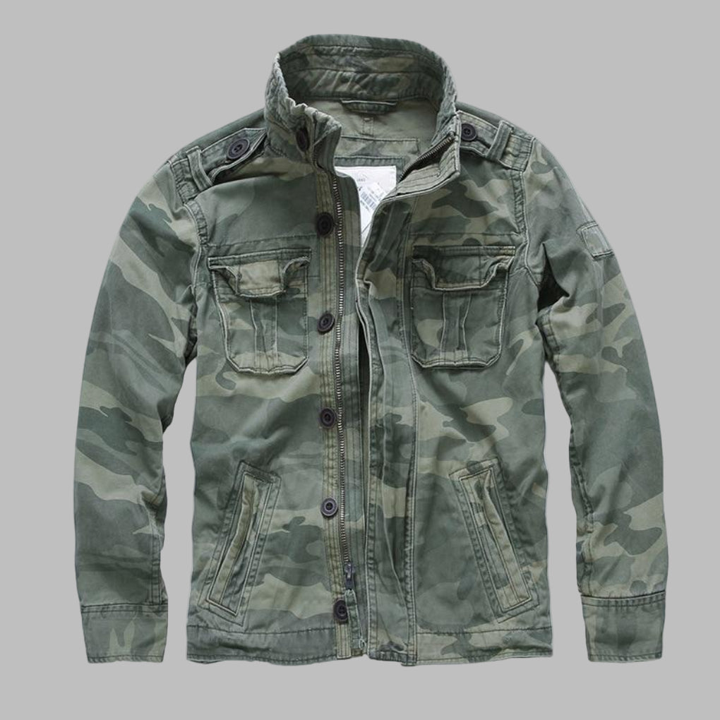 Military Camouflage Jacket - Fashinoza